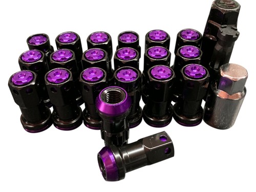 Black purple lug nuts for - 20,