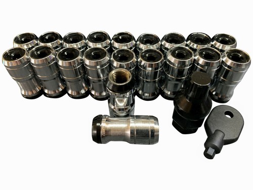 Chrome black lug nuts for - chrome,